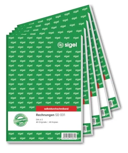 Sigel Formularbuch »Rechnungen« SD 031
