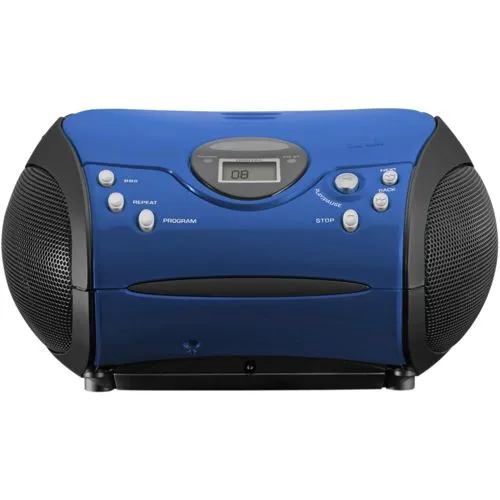 Lenco SCD24 - Tragbarer CD-Player und FM-Radio für Kinder, programmierbarer Speicher und in 7 stylischen Farben erhältlich