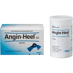 Angin Heel Sd 250 ST - Homöopathisches Arzneimittel - Arzneimittel zur Unterstützung bei Mandelentzündungen, mit natürlichen Inhaltsstoffen für sanfte Linderung. Ideal für Erwachsene und Kinder ab 6 Jahren.