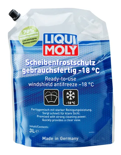 Liqui Moly Scheibenfrostschutz gebrauchsfertig -18 °C 3 Liter Beutel Anti Frost
