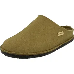 Haflinger Damen Hausschuh Herren Pantoffel Filz Komfortweite Flair Soft 311010, Größe:38 EU, Farbe:Mehrfarbig - Grün - 38