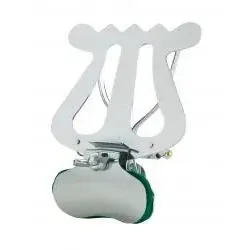 Marschgabel für Trompeten 37505 - Robuster Notenhalter im edlen Messing-Design, ideal für Marschmusikanten und musikalische Abenteuer