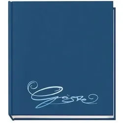Gästebuch Classic 205x240mm 144 Seiten blau von Veloflex