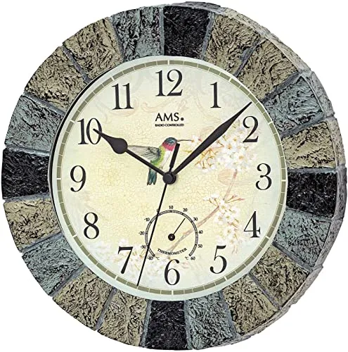 AMS Wanduhr 5979 in gelb von AMS
