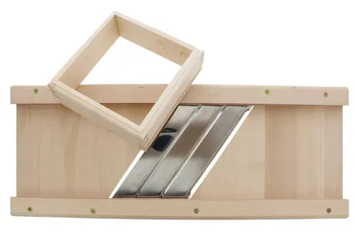 Profi Krauthobel Gemüsehobel 60 x 23,5 cm in beige von Holz-Kaufhaus