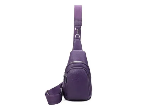 ITALYSHOP24 Schultertasche Unisex Sling-Tasche Bodybag Crossbody Brusttasche, Umhängetasche, Crossover & Rucksack