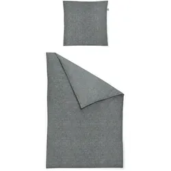 Irisette Flausch-Baumwolle Bettwäsche-Garnitur Lina Mink 8872 - Grün 135x200 cm - Bettwäsche-Garnitur aus 100% Baumwolle, kuschelig weich und atmungsaktiv. Ideal für warme und angenehme Nächte, trocknergeeignet und pflegeleicht.