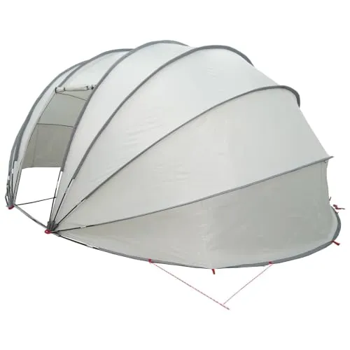 vidaXL Poolzelt Kuppel Grau 538 x 440 x 204 cm – Ideale Lösung für Poolpartys