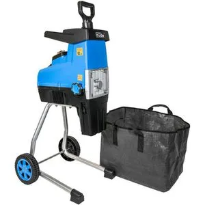 Güde Häcksler GH 2801 - 2800 Watt Walzenhäcksler - Häcksler mit geräuschreduzierter Walzentechnik, 44 mm Schnittstärke und 30 Liter Fangsack. Ideal für leise und kraftvolle Gartenarbeiten.