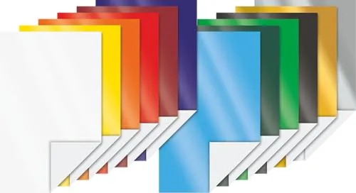 Heyda Glanzpapier-Bastelmappe (Buntpapier) | 18,5×29,5 cm, 12 Blatt, 80 g/m²