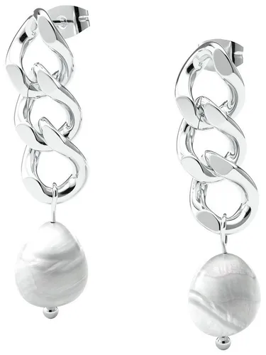 THIORA Paar Ohrhänger Gliederketten-Ohrringe Gold Damen – 18kt vergoldeter Edelstahl - Ohrhänger im modernen Gliederketten-Design, wasserfest und allergikerfreundlich, inklusive hochwertiger Geschenkbox – perfekter Schmuck für jeden Anlass.