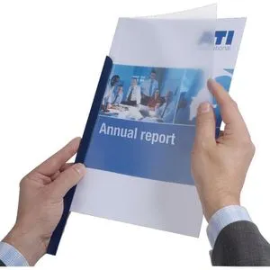 Durable 2926-19 Klemmschienenhüllen A4 transparent, 10 Stück