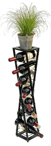 DanDiBo Weinregal Metall Schwarz Esperanza 80 cm in schwarz von DanDiBo