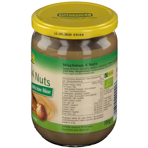 RAPUNZEL Bio Mischmus 4 Nuts von Rapunzel
