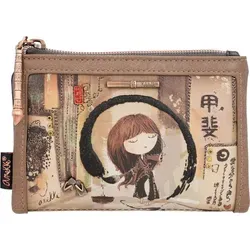 Anekke Shōen Flexible Wallet M in beige von Anekke