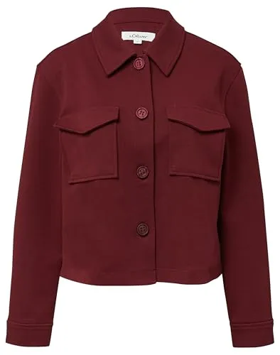 S.OLIVER Kurzjacke Damen, Gr. 40, dunkelrot von s.Oliver