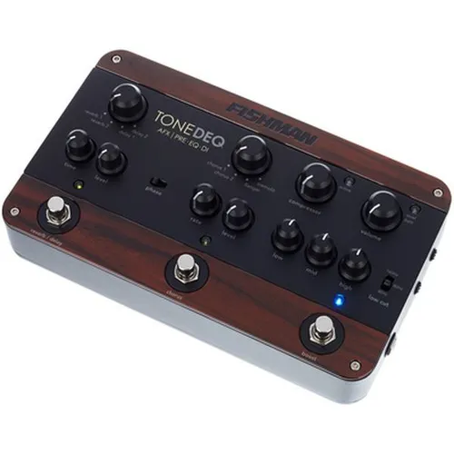 Fishman Akustikgitarren-Vorverstärker + FX - Gitarren-Effektgeräte / -Preamps mit 4-Band-Equalizer und vielseitigen Effekten wie Reverb und Delay für optimalen Klang und kreative Performance.