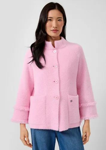 s.Oliver BLACK LABEL Strickjacke Outdoor-Jacke lila M in pink von s.Oliver