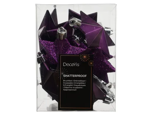 Weihnachtsbaumschmuck Lila von Kaemingk