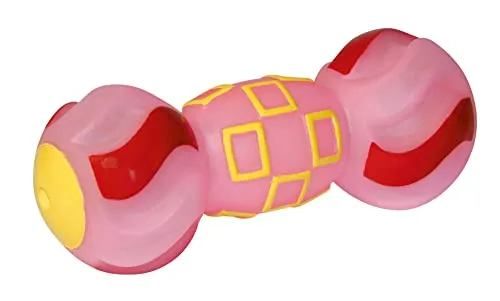 Kerbl Pet Pet Vinylhantel mit Squeeker, 19cm