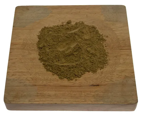  Weißdornblätter m. Blüten gemahlen  