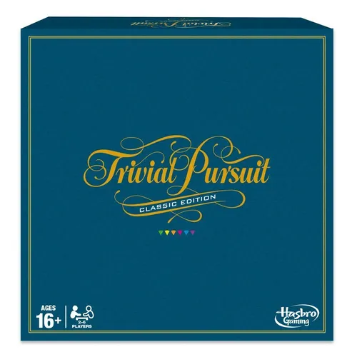 Trivial Pursuit Gesellschaftsspiel Ausgabe Ital C1940103 Hasbro -nuovo-italia