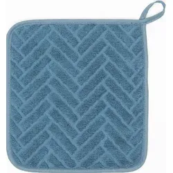 Topflappen Bricks Baumwolle Blau