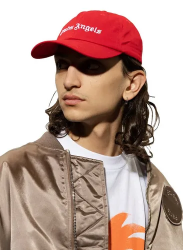 PALM ANGELS Baseball Cap Unisex – Verstellbare Kappe mit ikonischem Logo - Entdecke die PALM ANGELS Baseball Cap in Light Beige, Red, Purple oder Blue. 100% Baumwolle bietet hohen Tragekomfort und Atmungsaktivität. Ideal für lässige Streetwear-Looks mit individuellem Sitz dank verstellbarem Riemen.