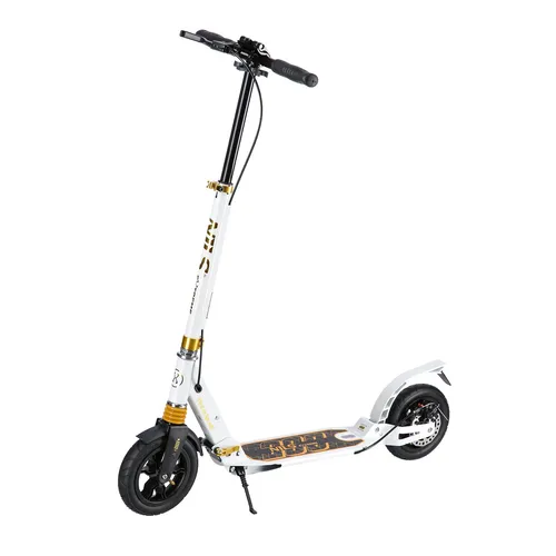 NILS EXTREME HM209T Weiss-Gold Scheibenbremse Scooter