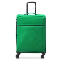Delsey Paris x United Colors of Benetton Color Bock 4-Rollen Trolley 67 cm mit Dehnfalte  grün