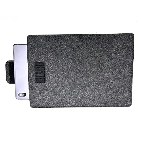Hülle für Tablet 7 Zoll Pc Notebook Laptop eBook iPad Tab Book Cover Schutz Slim Case Klettverschluss Filz Laptoptasche Ultrabook (Anthrazit)