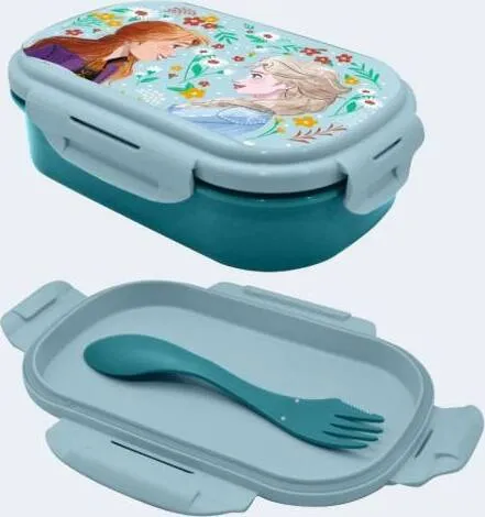 Lunchbox Frozen Brot Dose teilbar mit Besteck von BREIMEIR