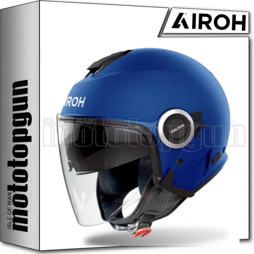 AIROH JETHELM FÜR MOTORRAD HELYOS HE619 COLOR MATTBLAU XL