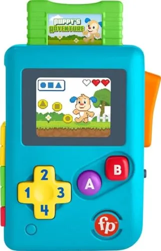Fisher-Price HBC86 - Lernspaß Lil‘ Gamer, musikalisches Lern- und Aktivitätsspielzeug, deutsche Sprachversion, für Babys und Kleinkinder von 6 bis 36 Monaten