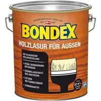 Bondex Holzlasur Mahagoni 4 l - seidenglänzend - Farben & Lacke - Schützt und pflegt Holz im Außenbereich mit seidenglänzendem Finish, ideal gegen Witterungseinflüsse und UV-Strahlen.