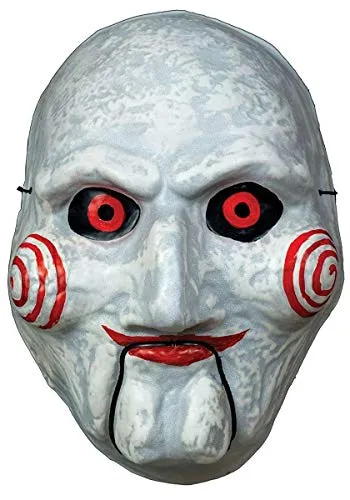 Trick Or Treat Studios Saw Billy Puppet Vakuumformmaske für Erwachsene Horror-Fans oder Cosplayer, 6x8x11 inches, Kunststoff, 1 Stück, Herren