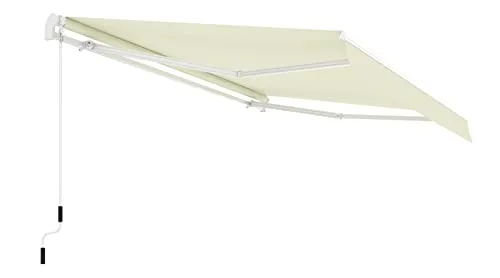 Jet-Line Gelenkarm Markise 3x2.5m Sunconnect beige - Markise für Terrasse und Balkon, stabiler Aluminiumrahmen, UV-beständig und wasserabweisend, mit Handkurbel für einfache Bedienung, idealer Sonnenschutz für entspannte Momente.