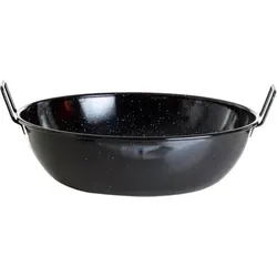 PAELLA WORLD Camping-Gasgrill Paella World Schüssel Ø 60 cm - Töpfe – Emaillierte Schüssel für perfekte Paella-Zubereitung beim Camping, hitzebeständig und leicht zu reinigen.