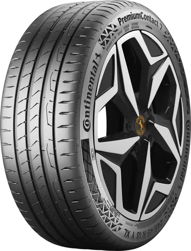 Continental PremiumContact 7 225/45 R17 94Y XL Sommerreifen - Sommerreifen für PKW mit exzellenter Nasshaftung (Klasse A) und hohem Komfort, ideal für sicheres Fahren bei hohen Geschwindigkeiten bis 300 km/h.