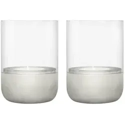 Blomus Windlicht Set 2 Stück -CALMA- Light Gray in grau von Blomus