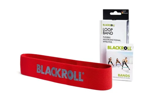 Blackroll Loop Trainingsband (Größe ONE SIZE, rot) - Vielseitiges Trainingsband für funktionelles Training, erhältlich in sechs Stärken für individuelle Anpassung.