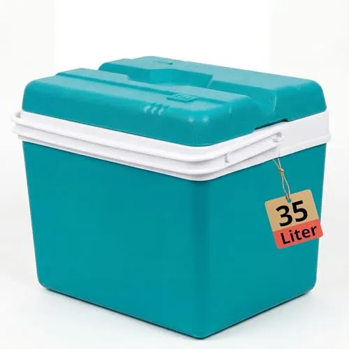 BigDean Kühlbox groß 35 Liter – Mobil und Praktisch - Diese 35 Liter Kühlbox bietet großzügigen Stauraum für Familie und Abenteuer. Ideal für Camping, Strand und Ausflüge. Mit extra dicker Isolation für langanhaltende Kühlung und Akku-Betrieb für flexible Nutzung überall.