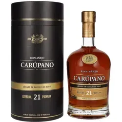 Ron Añejo Carúpano Reserva 21 Privada 40% Vol. 0,7l in Geschenkbox