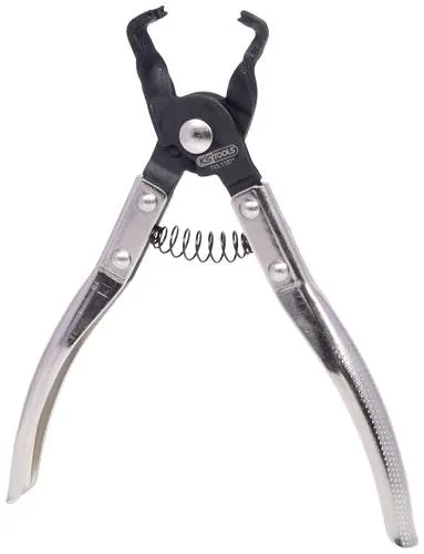 KS Tools 1151187 Schlauchschellenzange - Zangen für selbstspannende Schlauchschellen, ideal für Kraftstoff- und Kühlschläuche, ermöglicht sicheres Öffnen ohne Beschädigung, auch an schwer zugänglichen Stellen.