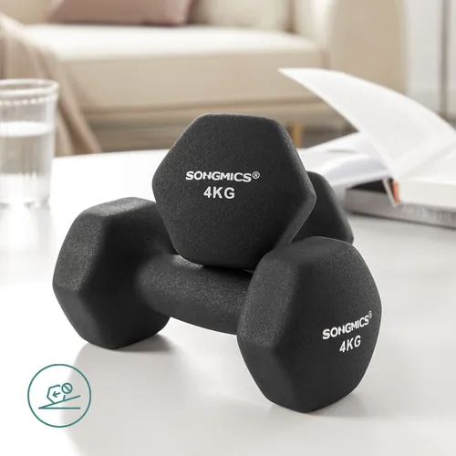 SONGMICS Hanteln 2er Set 4 kg