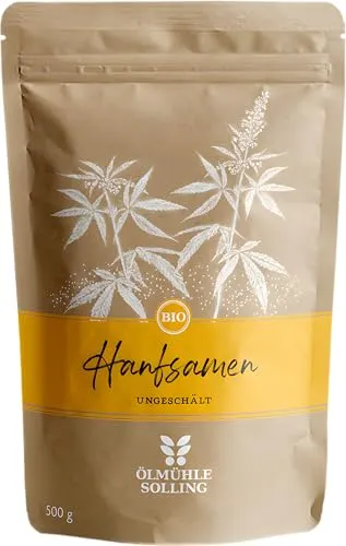 ÖLMÜHLE SOLLING - BIO Hanfsamen 500 g Beutel
