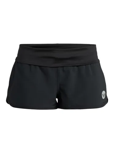 Roxy Boardshorts Endless Summer - Damen Boardshorts in Anthracite - Hochwertige Boardshorts aus 90% recyceltem Polyester, ideal für Strand und Wassersport, mit elastischem Komfort für optimale Bewegungsfreiheit.