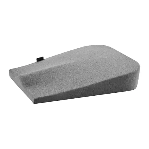 bonmedico Orthopädisches Keilkissen Stuhl & Auto, Ergonomisches Keilkissen - Bequeme Sitzauflage für Auto und Reise - Wellness (Grau)