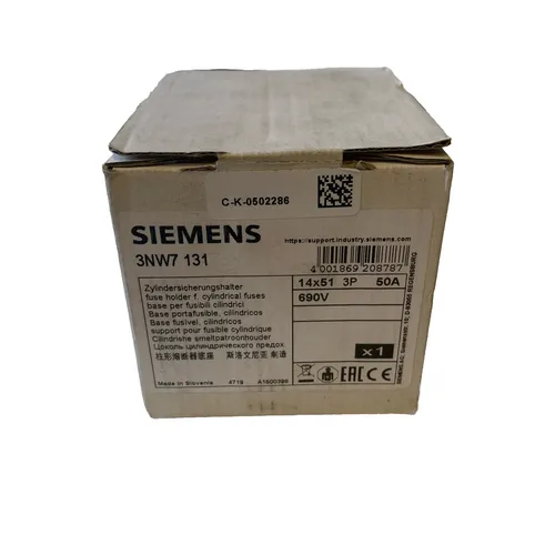 Produktbild Siemens Einbausicherungssockel 3NW7131 für Zylinder-Sicherungseinsätze