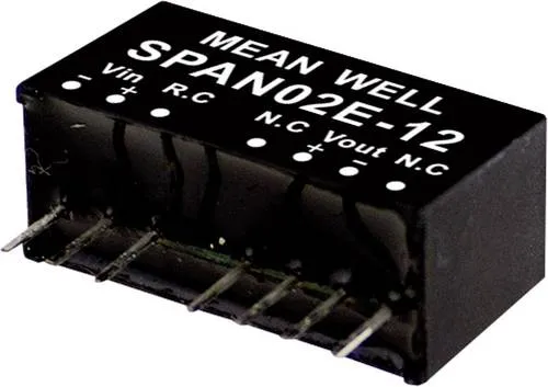 MEAN WELL SPAN02B-05 DC/DC-Wandlermodul 400mA 2W Anzahl Ausgänge: 1 x Inhalt 1St.